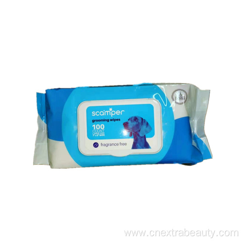 Wholesale 100% Bamboo Biodegradable Pet Wet Wipes